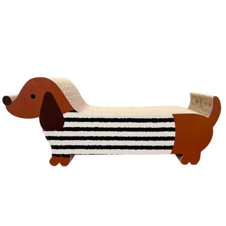 Dachshund-shaped Cat Scratching Board
