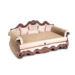 Chaise longue-shaped cat scratching board