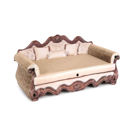 Chaise longue-shaped cat scratching board